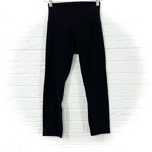 Lululemon Align Crop 21” Black Size 4 - Picture 1 of 8